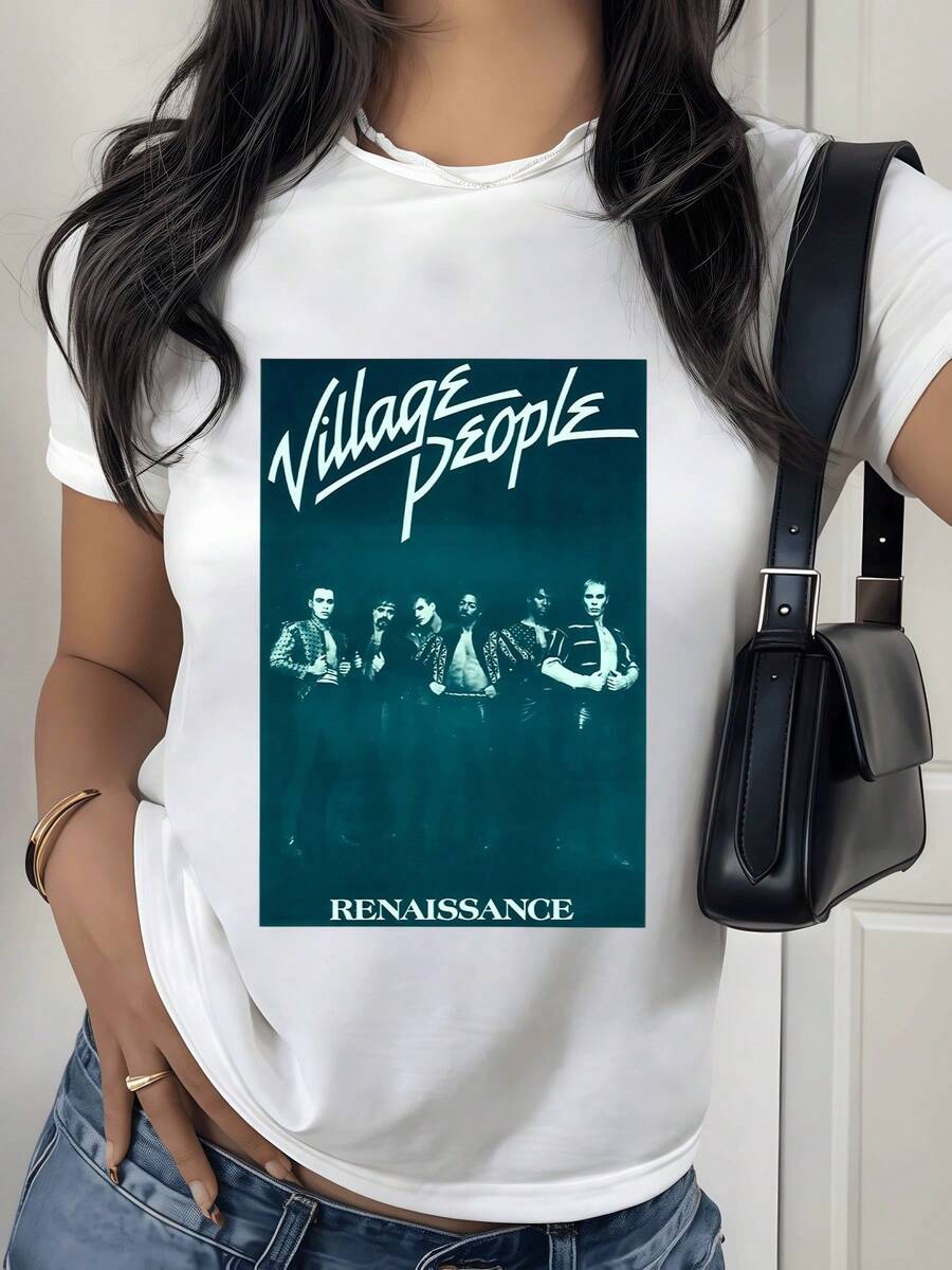An Iconic Group Celebrated For Their Live Energy And Musical Hits, Representing Freedom Of Expression And The Celebration Of Cultural Diversity, This Women's T-Shirt With A Nostalgic Style Is Ideal For Any Casual Occasion. The T-Shirt Includes The Band's Name And Their Most Iconic Album, Paying Tribute To The Music That Defined A Generation And Continues To Inspire Many Today. - 白色 - 查看 1
