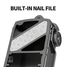 New Mini Flip-Cover Nail Clipper Off-Road Car Style Nail Cutter, Portable Folding Nail Scissors, Single Pack - Multicolor - View 4