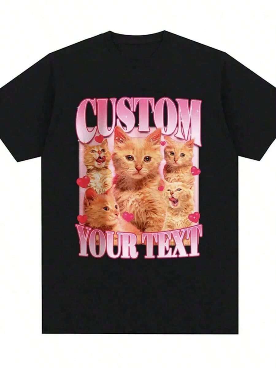 Camiseta 100% Algodón Puro - Negro 7 - Ver 1