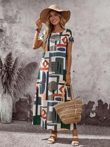 Vestidos largos de mujer para vacaciones de verano - Multicolor - Ver 6