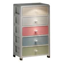 Yosoo Health Gear Gabinete de Almacenamiento de Cajones Múltiples para Costura Organizador de Plástico PP para Baño Cocina y Dormitorio Color Macarrón - 712 - Ver 2