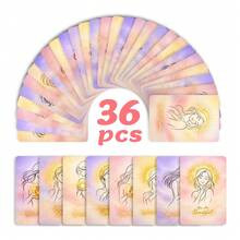 36pcs Self-Affirmation/Inspirational Cards, Card Game To Listen To Inner Voice, High-Quality Desktop Card Game, Valentine's Day And New Year Gift - 0458 - View 1