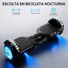 Patineta Eléctrica Hoverboard  Con Bluetooth 8 Pulgadas - Azul - Ver 5