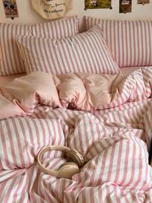 2pcs Polyester Printed Pillowcase Set (Inserts Not Included), Soft And Breathable Bedding For Dorm Decor, Home Bedroom, All Seasons - Multicolor - View 4