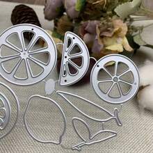 1Pc Lemon-Shaped Metal Cutting Dies For Card-Making Kits, Embossed Paper Die-Cutting Sets, Scrapbooking Templates, Suitable For DIY Bullet Journals And Photo Albums - DIY Lemon - View 2