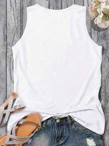 Men Tank Tops - White - View 2