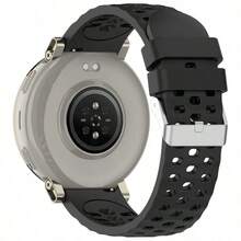 For Amazfit Active3 Premium ベルド バンド 耐久性 20MM 通用 バンド 軽量 通気性 20MM 対応 For アマズフィット 交換バンド 簡単装着 可愛い 交換バンド 時計ベルト For Amazfit Active3 Premium 腕時計ベルト シリコン 高級感たっぷり ベルト 軽量 長さ調節 快適 スマートウォッチ - 黒 - チェックする 10
