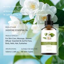 NIVAVIN Jasmine Essential Oil 30ml/60ml/100ml Multi-Size, Natural Plant Extract, Fragrant & Long-Lasting, Elegant Gift Set Suitable For Aroma Diffuser - NIVAVIN Jasmine - View 3