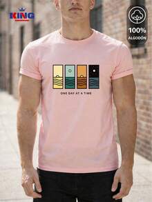 King T-shirt Men T-Shirts - Pink - View 1