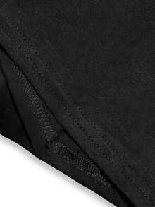 Men's Casual Crew Neck T-Shirt In Black With A Dynamic Boxer Graphic Print, Made From Soft Cotton, Ideal For Everyday Wear And Outdoor Adventures. - 黑色 - 查看 3