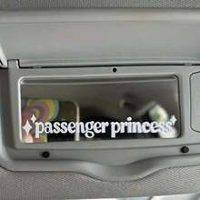 4pcs "Passenger Princess" Creative Funny Car Stickers - Asymmetric Star Theme Stickers Suitable For Exterior Accessories Like Rearview Mirror, Applicable To Car Interior Plastic/Glass/Metal Surfaces - Multicolor - View 8