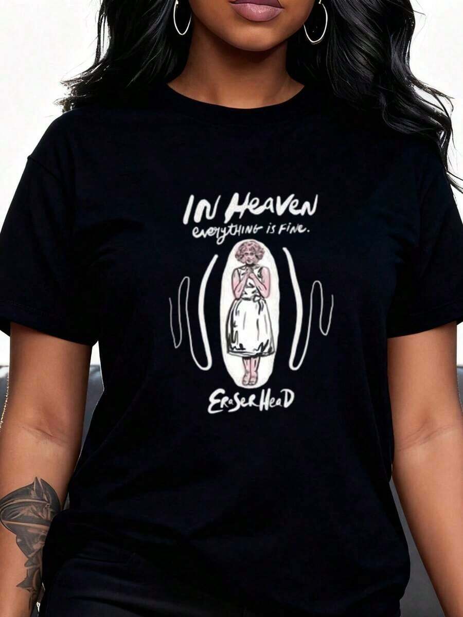 1 pieza Eraserhead - Lady In The Radiator Camiseta Unisex Te-0180g 100% Algodón - Negro 1 - Ver 1
