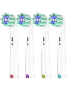 4/12/20 Pcs Compatible With OralB Electric Toothbrush Replacement Cross Clean Brush Heads, Toothbrush Head Refills Compatible With Oralb Pro Series Electric Toothbrushes - View 14