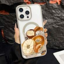 マグネット式黄ばみ防止 | 高級感あふれる2in1アクリルマグネット式スマホケース！スタイリッシュで手触りも良く、実用的な保護機能とマグネット式・耐衝撃設計を融合させた、高級感あふれるケースです。 ベーグルバターケース  11  17e 手机壳  17e 手机壳 家族、恋人、友人、そして子供たちへのプレゼントに最適です。  17 Pro/13 Pro Max/15/14 Plus/16e/11 Pro Max/17e/12/16/14 Pro Max/ 13 pro/15 Pro Max/12 Pro Max/14 Pro/16 Pro Max/14/Apple  Air/15 Pro/16 Plus/13/16 Pro/15 Plus/17 Pro Max/12 Pro/17/11 Pro - グレー - チェックする 20