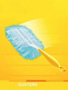 50pcs Electrostatic Dust Brush Head Refills, Household Dust Removal Brush Heads Replacement,Microfiber Duster Disposable Alternative, Duster Heads Refills For Laundry, Furniture, Car, Keyboard, (Handle Not Included)- Cleaning Supplies, - Multicolor - View 9
