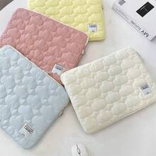 Korean Style Cloud-Shaped Soft Padded Laptop Sleeve/Tablet Case For 11/13/15 Inch, Minimalist Fresh Notebook Inner Bag - Rectangle - View 12