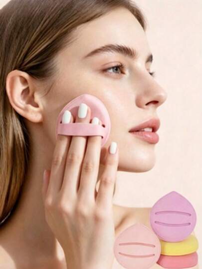 1/3/5/10 miếng bông mút trang điểm hình kẹo bông Macaron, bông mút dày mềm mại, thích hợp dùng cho kem nền, kem BB, phấn phủ, dùng khô và ướt.