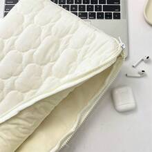 Korean Style Cloud-Shaped Soft Padded Laptop Sleeve/Tablet Case For 11/13/15 Inch, Minimalist Fresh Notebook Inner Bag - Rectangle - View 6