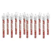 Cañon confeti mariposas blancas y pétalos de Rojos  ideal para  cumpleaños, bodas, aniversarios, Año Nuevo y fiestas, decoración festiva Biodegradable 40 cm Set (6-12 Uds) - 40 cm - Ver 7