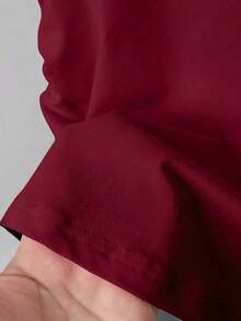 Explorewe 5pcs/Set Teenage Girls' Solid Color Short Sleeve T-Shirt With Ruched Side, Casual, Suitable For School, Outing, Campus Life, Ins Style Top Teen Girls T Shirts Teen Girl Clothes Pack Of Tops - 多色 6 - 查看 4