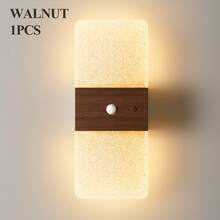 Lampu Dinding Sensor Kristal, Lampu Dinding Akrilik, Lampu Malam USB, Lampu Dinding Dekoratif, Lampu Dinding Nirkabel, Desain Paduan Bertenaga Baterai, Lampu Malam Magnetik Isi Ulang, Cocok untuk Dekorasi Lorong, Lemari Dapur, dan Ruangan - Kristal Persegi - View 30