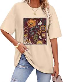 Flores artísticas beige de Bb