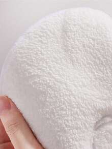 1pc Reusable Heating & Cooling Face Mask, Facial Moisturizing, Home SPA, Camping Or Emergency Face Mask Towel, Skincare Steam Heating Cleansing Towel - White - View 3