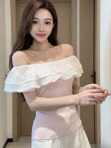 Women Tops - Yellow - View 2