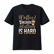 Camiseta de Café y Poodle para Mamá de Perro - Negro 6 - Ver 11