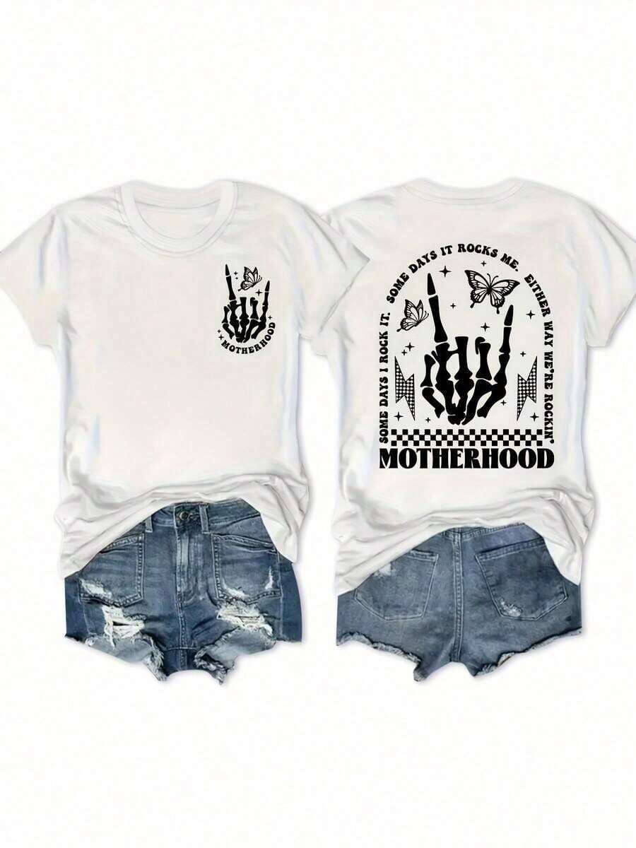 Summer Clothing, 1 Piece, Women's T-Shirt With Zion National Park Graphic, Utah Landscape, Summer Vacation Style, Short Sleeve T-Shirt, Casual, For Outdoor Hiking - 白色 16 - 查看 1
