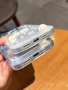 Tương thích với ốp lưng điện thoại 17 Pro Max, thiết kế bướm 3D mới, kiểu dáng thanh lịch, bảo vệ toàn diện, chống rơi vỡ, trong suốt, silicon, kiểu dáng nữ tính. - Trong sáng - Xem 4