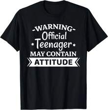 Camiseta oficial de advertencia para el 13º cumpleaños de un adolescente, niño o niña de 13 años - Negro - Ver 4