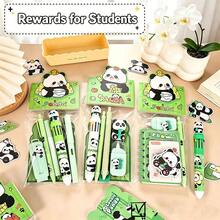 7件套卡通熊猫文具套装，创意学生奖励礼物，教室批量采购纪念品，返校用品 - 套裝 - 查看 3