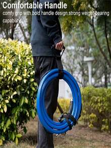 3件裝可調節花園水管束帶，重型延長線收納整理帶，車庫與工作室用掛式收納束帶 - 加寬綁帶 - 查看 8