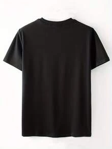 Camiseta de mujer para primavera y verano - Negro - Ver 2