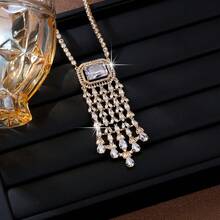 1pc Luxury High-Quality Exquisite Necklace, Versatile Bridal Wear, Suitable For Weddings - Necklace - View 16