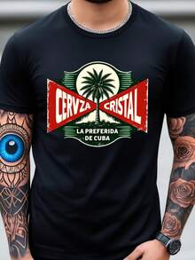 Camiseta unisex de manga corta, para hombreCubanoCristalCervezaPatrónCamiseta-NegroconRojoyVerdeTropicalCervezaEtiquetaDiseño-RegularAjusteVeranoCamisetaAdecuadoparaGimnasioPlayayInformalRopa-MáquinaLavableLigeroCamisetaRopa deportivaTripulaciónCuello,TranspirableTela,Ropa deportivaImpresoCamisetasdemujer, MichaelJacksonGráficoCamisetaDulceDiseño,VeranoInformalDesgaste, CalienteClimaWear,camisetasparamujer,camisetasparahombre,playerasdehombre,,y2k,spiderman,regalosparaEsonovio,RetroVintage,playerasdehombregimnasio, spiderman, FIFACampeonato Mundial2026Camiseta,,regalosparaEsonovio, - Negro - Ver 1