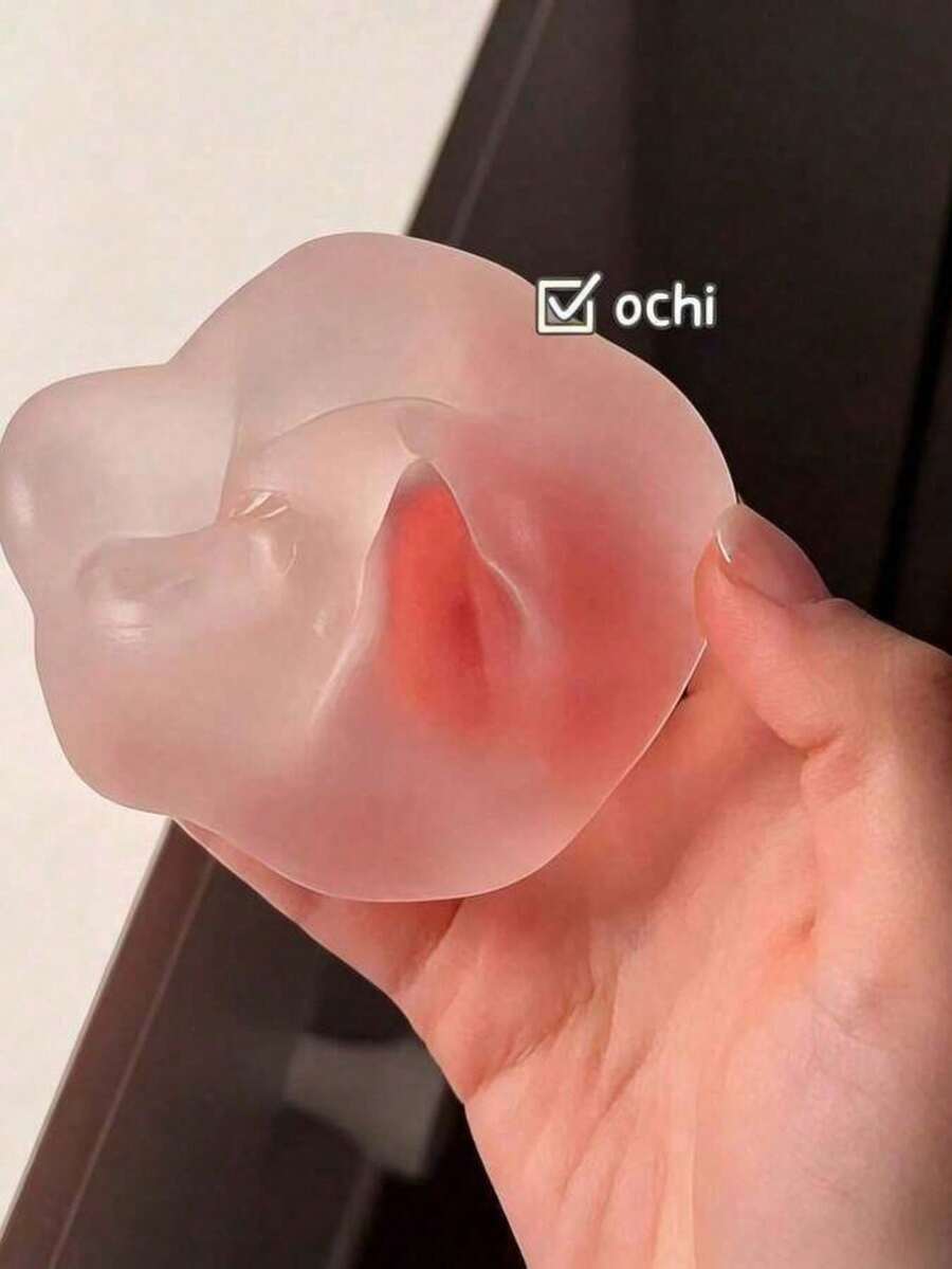 1pc Strawberry Mochi Shaped Squishy Toy, High Elasticity Handheld Stress Relief Squeeze Gadget For Adult Relaxation, Festival Birthday Party Gifting And Daily Leisure, Non Edible Decorative Stress Relief Toy - 彩色 - 查看 1