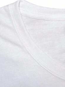 TrendyLISA Women's Multicolor Pure Cotton T-Shirt, Comfortable Fit, Summer T-Shirts, Summer Tops, Black T-Shirt, Women's Summer Set, Women's Blouse, Summer T-Shirts, Women's Tank Tops, World Cup Essential. - 白色 - 查看 4