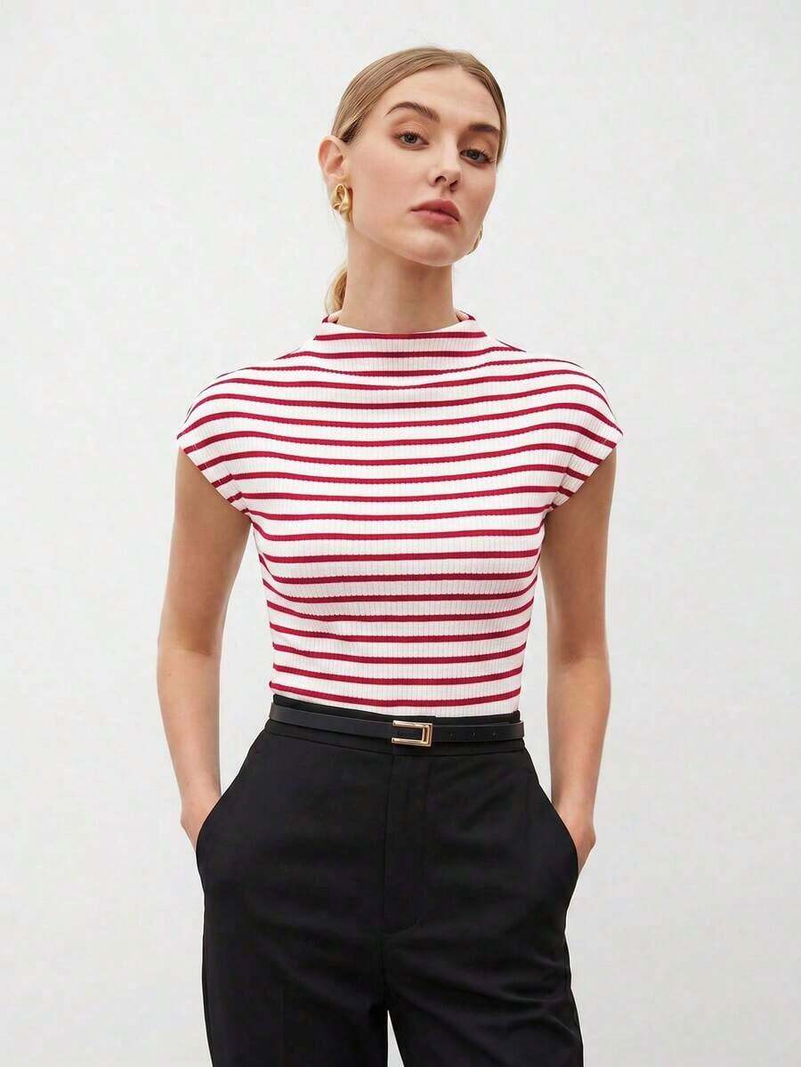 Camiseta de manga corta plisada de unicolor elegante para mujer, estilo urbano moderno y chic para uso diario, romántico retro de los 90, adecuado para Navidad, Año Nuevo, San Valentín, fiestas, playa, graduación, moda, festivales, vacaciones, inv - Rojo - Ver 1