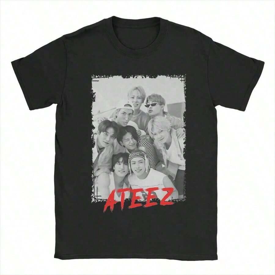 Camiseta de la gira musical de , Camiseta Q01 para fans de la familia Billie, ¡Regalo para fans! ! ! - Negro 7 - Ver 1