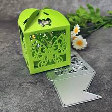 1pc Creative Butterfly Box Scrapbooking Cutting Die Mold Decorative Craft Template Embossing Die - Butterfly Box (12.1*5.8cm) - View 3