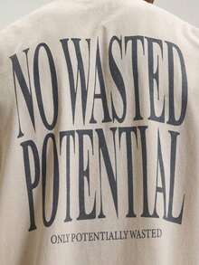 Short-Sleeved T-Shirt With Round Neck And Dropped Shoulders, Large Graphic Print On The Back By MUSERO STUDIOS, Essential For Spring And Summer - 彩色 - 查看 2