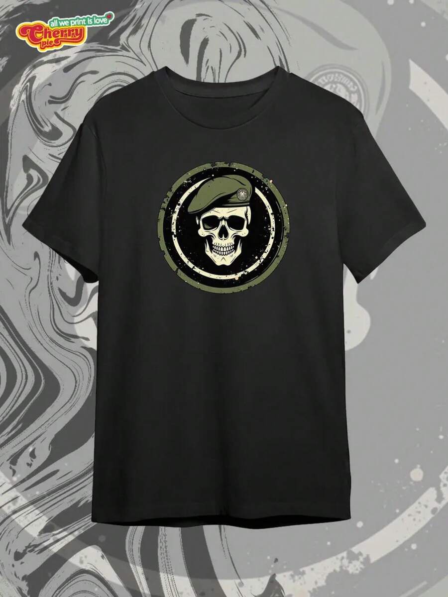 CherryPie Military Print T-Shirt - A - View 1