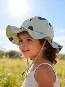 0-12 Years Old Baby & Kids UPF 50+ Sun Protection Wide Brim Adjustable Beach Hat, Summer Essential For Boys And Girls - Multicolor - View 4