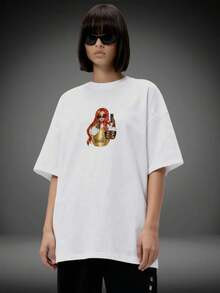 The Most Popular Women's T-Shirt Of 2026! A , Youthful, Lightweight, And Casual Short-Sleeved T-Shirt With An Adjustable Fit. The Material Is Durable And Reliable! - 馬特什卡 7 - 查看 10