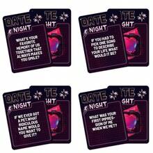Date Night Couples Conversation Card Game - 18+ Romantic Questions And Fun Challenge Card Deck Suitable For Date Night And Relationship Development, High-Quality Durable Mini Card Game, Perfect Gift For Valentine's Day, Anniversary, Wedding And Couples Night - View 5