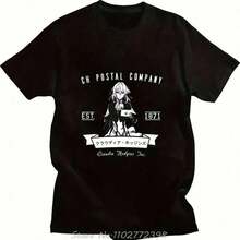 Camiseta deportiva de algodón con estampado de moda de Anime Violet Evergarden Clic de verano, corta, estilo hip hop, talla 15220G C-AmiS-eta de aL-Godón de corte hoL-Gado de 220 g, uniS-ex máxima comodidad, apta para todo tipo de perS-onas, ya sean mujeres o hombres. Tejido duradero de alta C-Alidad, apto para todas las costuR-AS, suave al tacto, pero duradero. Tops transpirables para mujer. Conjuntos de otoño para mujer, vaC-Aciones, disfraces de Halloween para mujer Y2k Camiseta Camisa De - Negro - Ver 1
