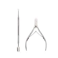 3pcs/2pcs Professional Multi-Function Nail Cuticle Removal Set, Includes Full Jaw Cuticle Pliers, Cuticle Pusher And Gel Nail Remover, Helps You Effectively Clean Nail Cuticles, Remove Nail Gel And Care For Nails, Perfect For Beginners, Nail Enthusiasts And Nail Technicians Who Need Precise And Efficient Cuticle Trimming - Silver - View 12