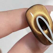 1/5/10 chiếc Nam châm hình mắt mèo rỗng mới đang thịnh hành dùng cho móng tay, Gel mắt mèo từ tính siêu dẫn, Mắt mèo có lỗ, Nam châm mạnh đặc biệt - Nhiều màu - Xem 5